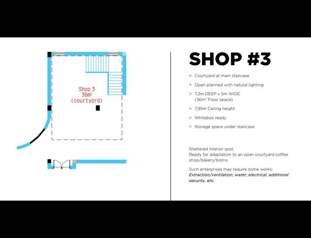 36M² RETAIL TO LET IN SALT RIVER